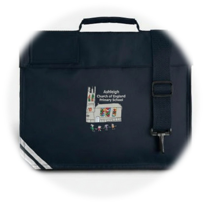 Navy Blue Bookbag Navy Blue Bookbag with Logo