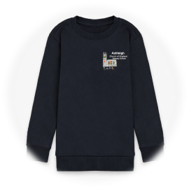 Navy Sweatshirt Navy Sweatshirt with Logo